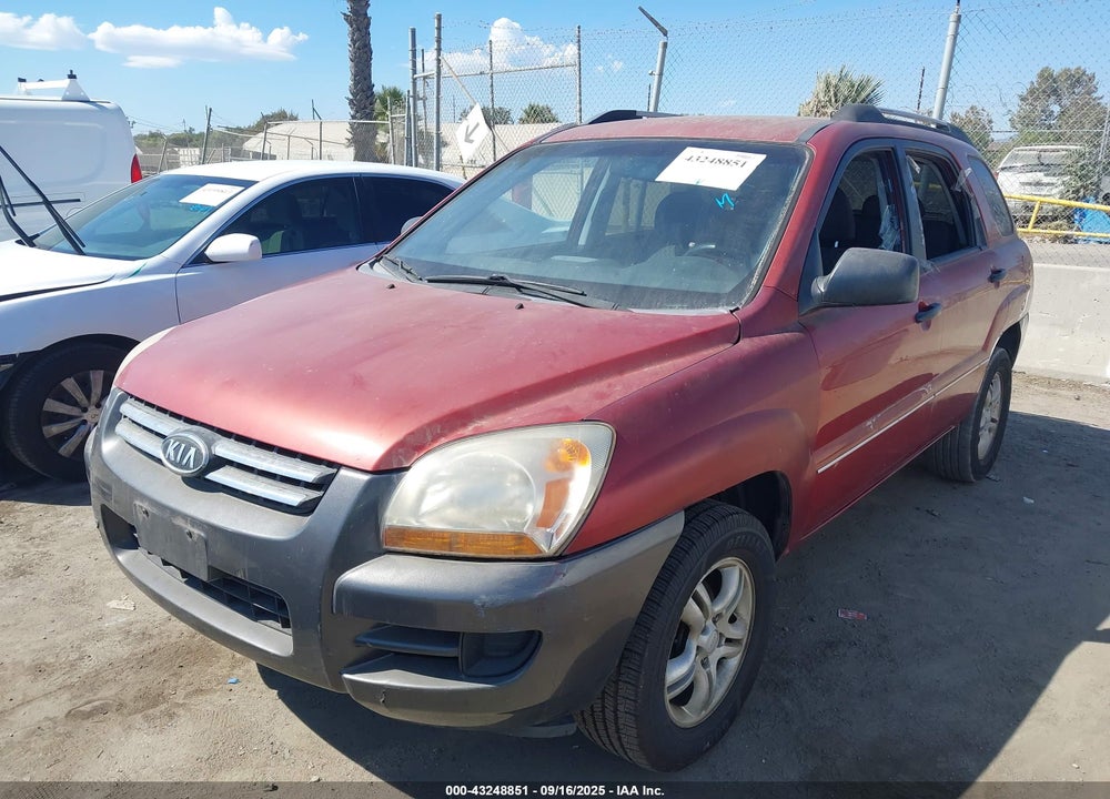 2007 KIA SPORTAGE LX V6 VIN: KNDJF723077353908