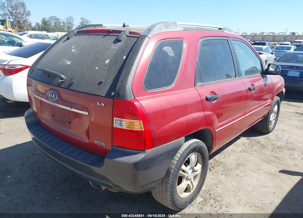 2007 KIA SPORTAGE LX V6 VIN: KNDJF723077353908