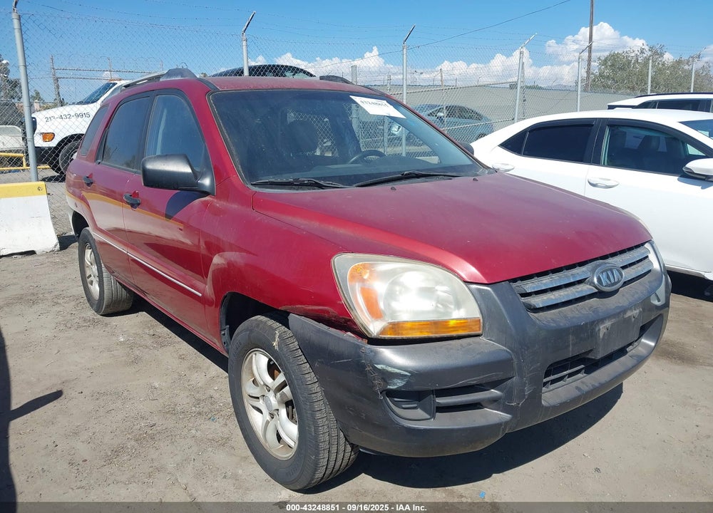 2007 KIA SPORTAGE LX V6 VIN: KNDJF723077353908