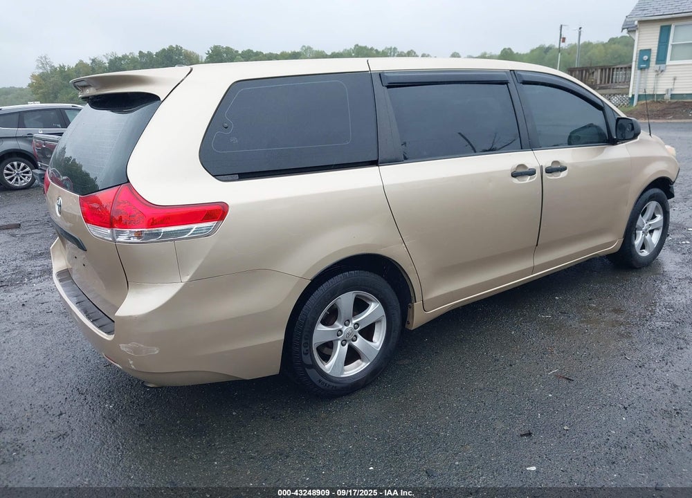 2011 TOYOTA SIENNA VIN: 5TDKA3DC9BS005743