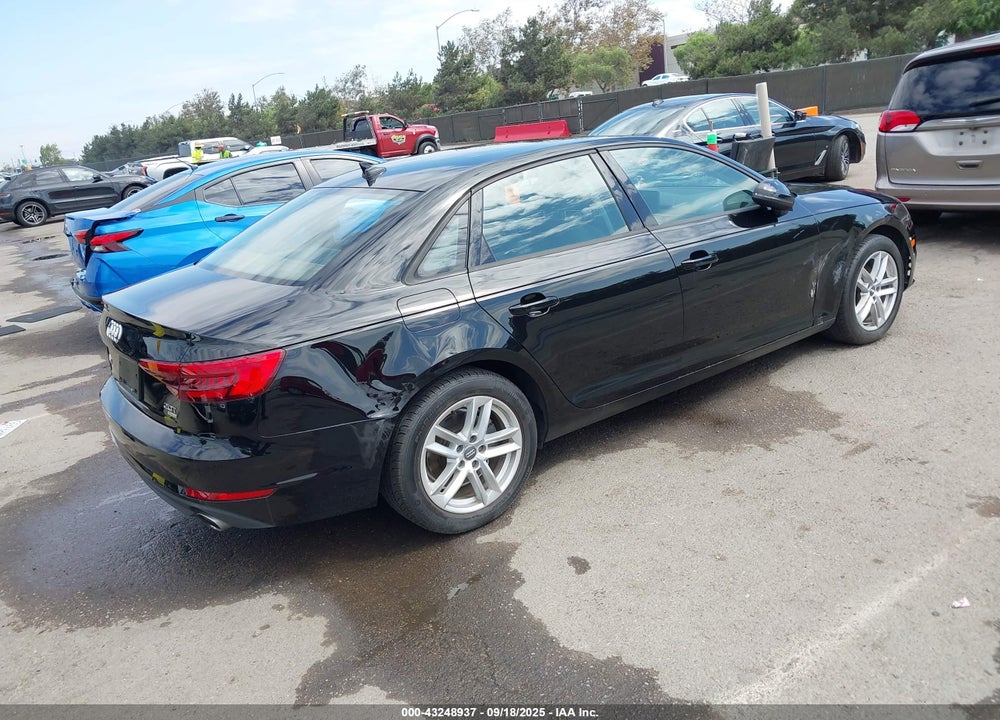 2017 AUDI A4 2.0T ULTRA PREMIUM VIN: WAUGMAF42HN043687