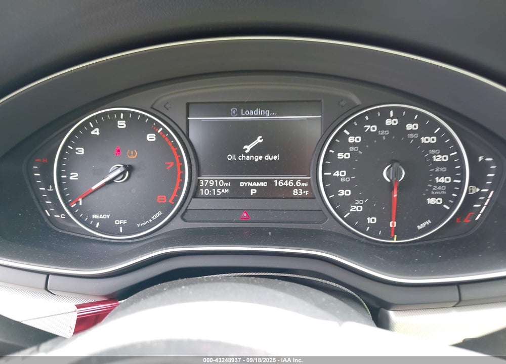 2017 AUDI A4 2.0T ULTRA PREMIUM VIN: WAUGMAF42HN043687