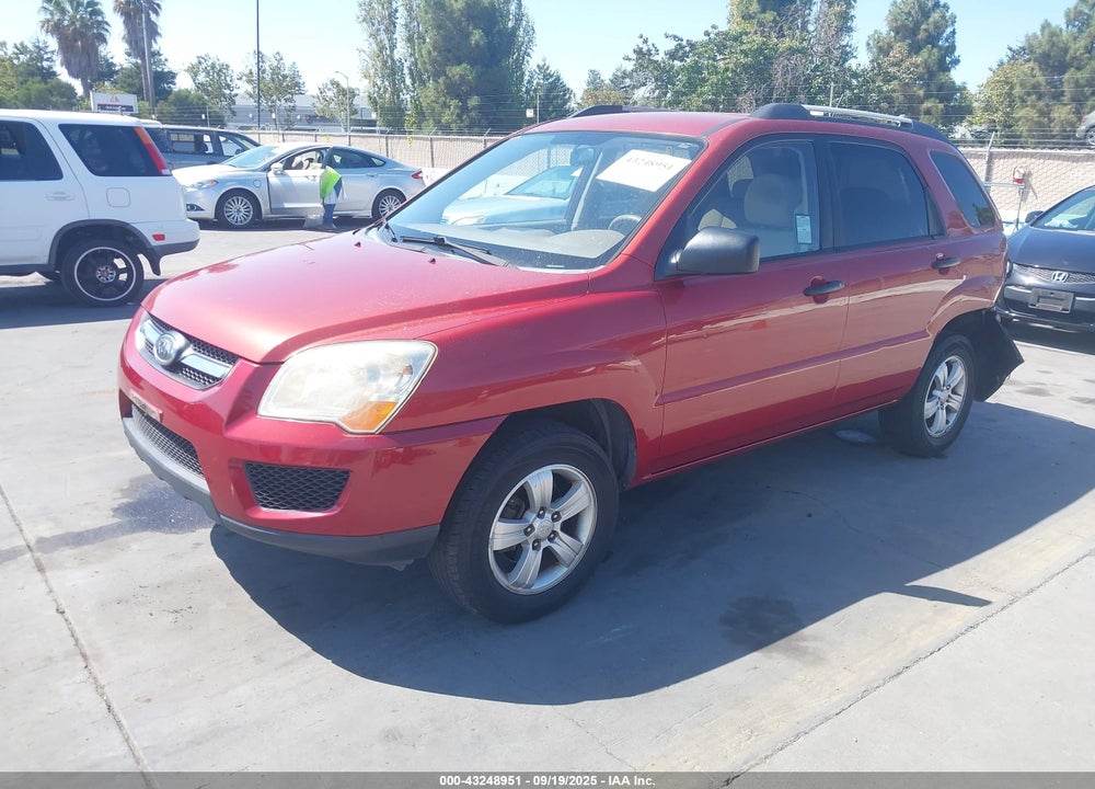 2009 KIA SPORTAGE LX VIN: KNDJF724397562846