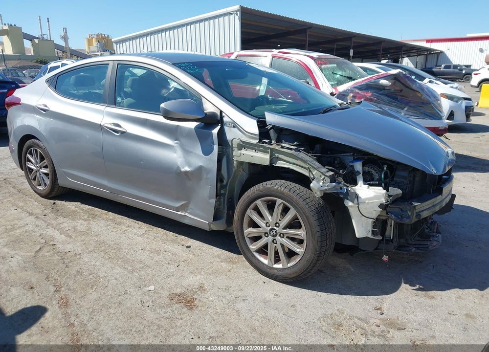 2016 HYUNDAI ELANTRA VIN: KMHDH4AE6GU481737