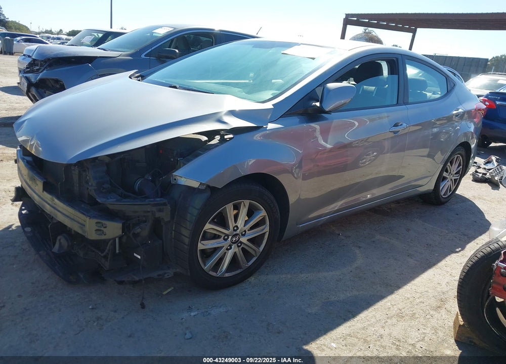 2016 HYUNDAI ELANTRA VIN: KMHDH4AE6GU481737