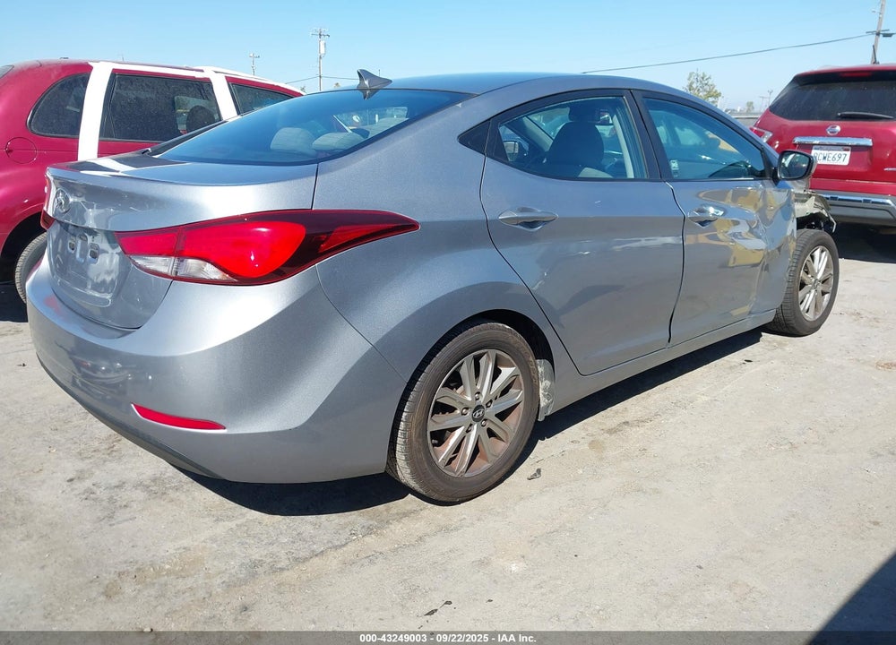 2016 HYUNDAI ELANTRA VIN: KMHDH4AE6GU481737