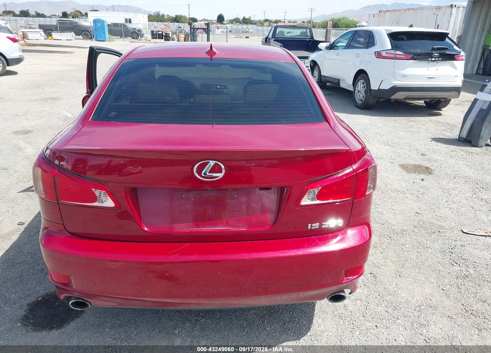 2013 LEXUS IS 250 VIN: JTHBF5C28D5188906