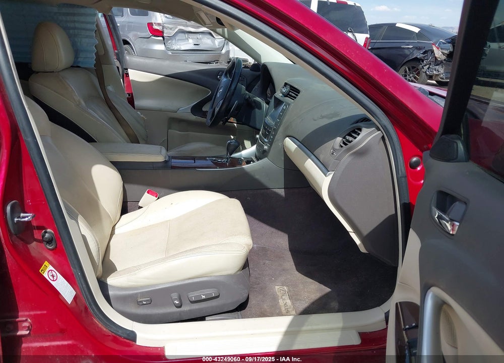 2013 LEXUS IS 250 VIN: JTHBF5C28D5188906