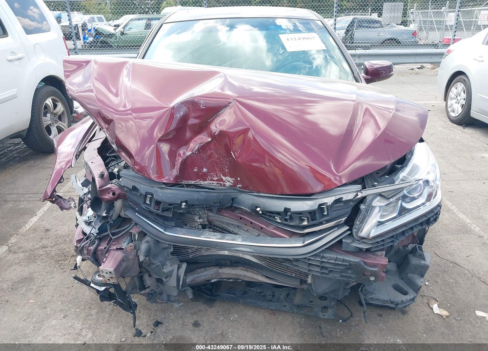 2016 HONDA ACCORD EX VIN: 1HGCR2F79GA109386