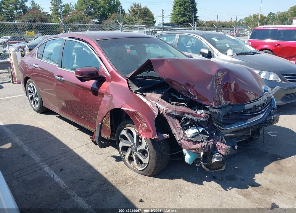 2016 HONDA ACCORD EX VIN: 1HGCR2F79GA109386