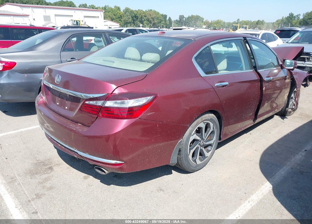 2016 HONDA ACCORD EX VIN: 1HGCR2F79GA109386