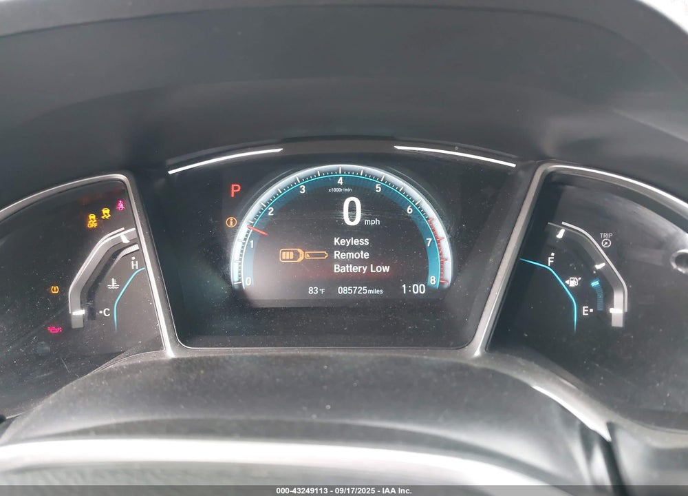2017 HONDA CIVIC VIN: 2HGFC1F32HH634041