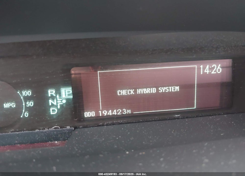 2010 TOYOTA PRIUS VIN: JTDKN3DUXA0002896