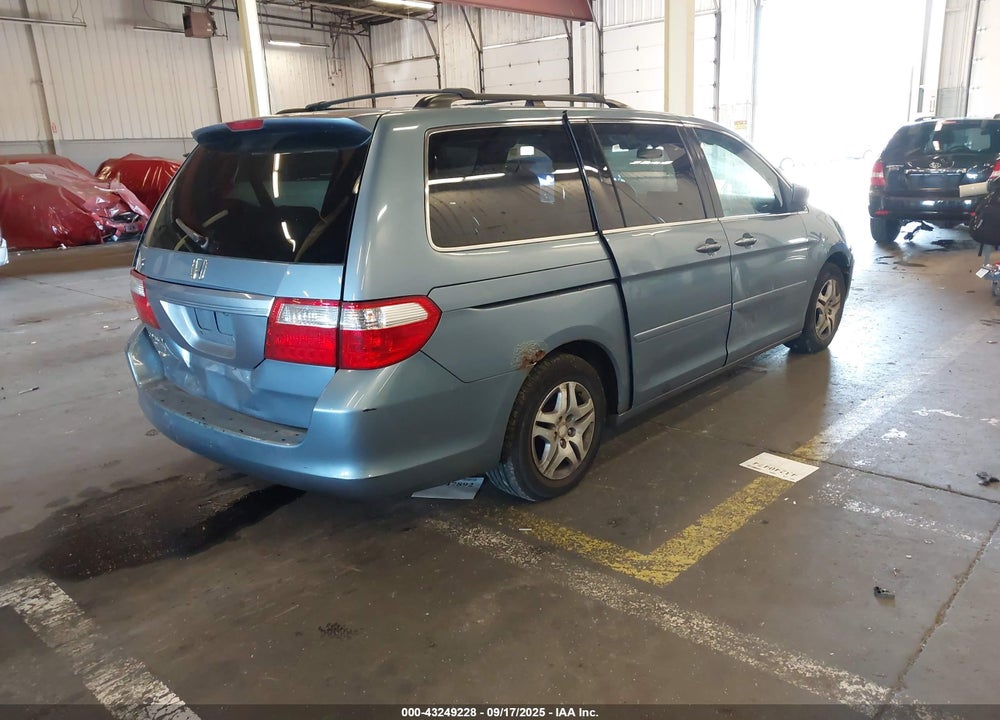 2006 HONDA ODYSSEY EX-L VIN: 5FNRL38736B021095