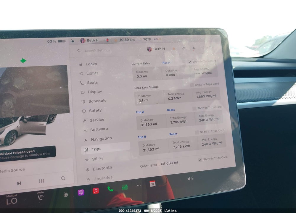2021 TESLA MODEL 3 VIN: 5YJ3E1EB7MF981367