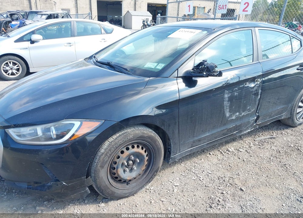 2017 HYUNDAI ELANTRA SE VIN: KMHD74LF3HU160071