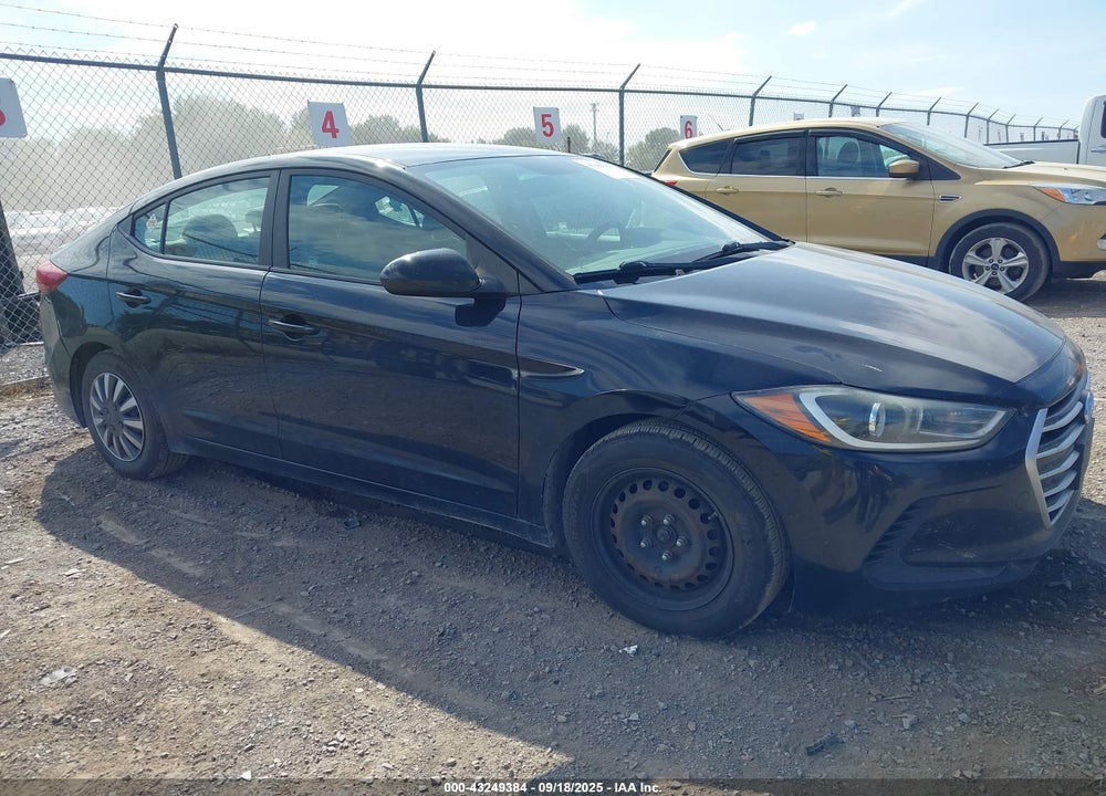 2017 HYUNDAI ELANTRA SE VIN: KMHD74LF3HU160071