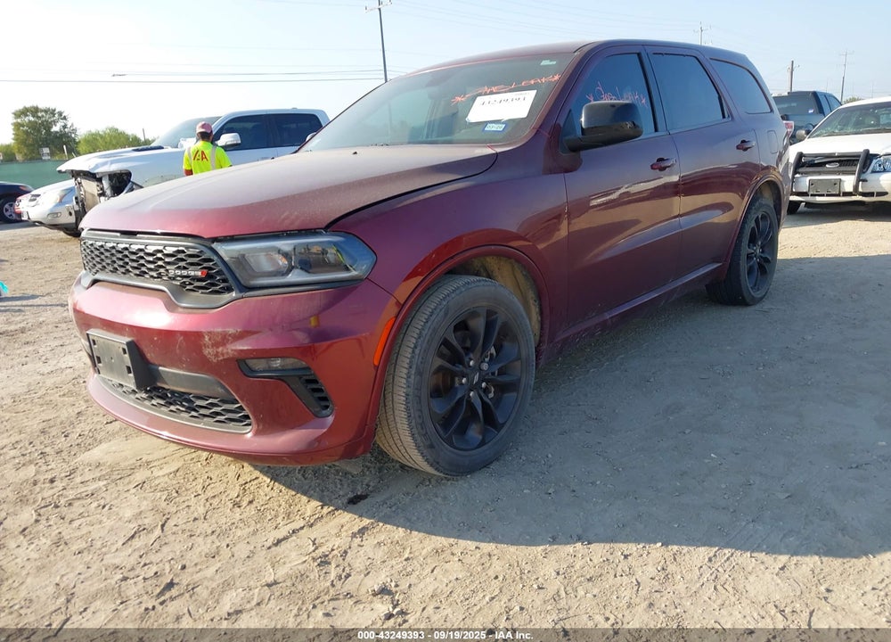 2021 DODGE DURANGO GT RWD VIN: 1C4RDHDG5MC540532