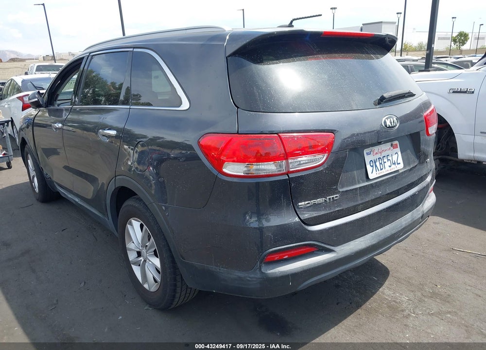 2017 KIA SORENTO VIN: 5XYPGDA52HG315612