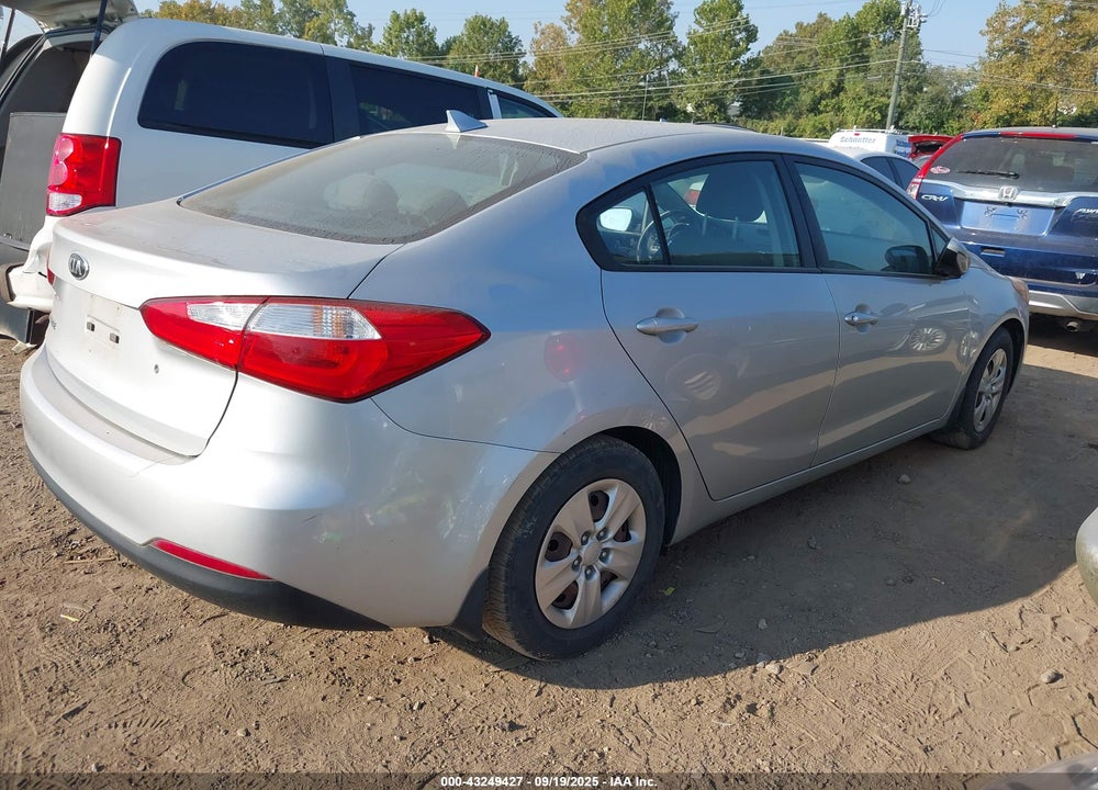 2015 KIA FORTE LX VIN: KNAFK4A61F5372860