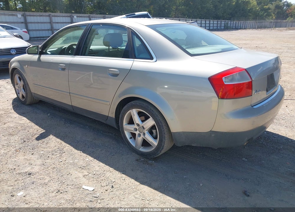 2003 AUDI A4 3.0 VIN: WAULT68E23A203829