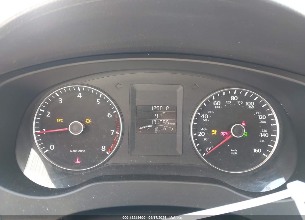 2013 VOLKSWAGEN JETTA VIN: 3VWDP7AJ6DM243633