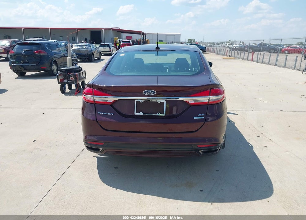 2018 FORD FUSION SE VIN: 3FA6P0H90JR175218