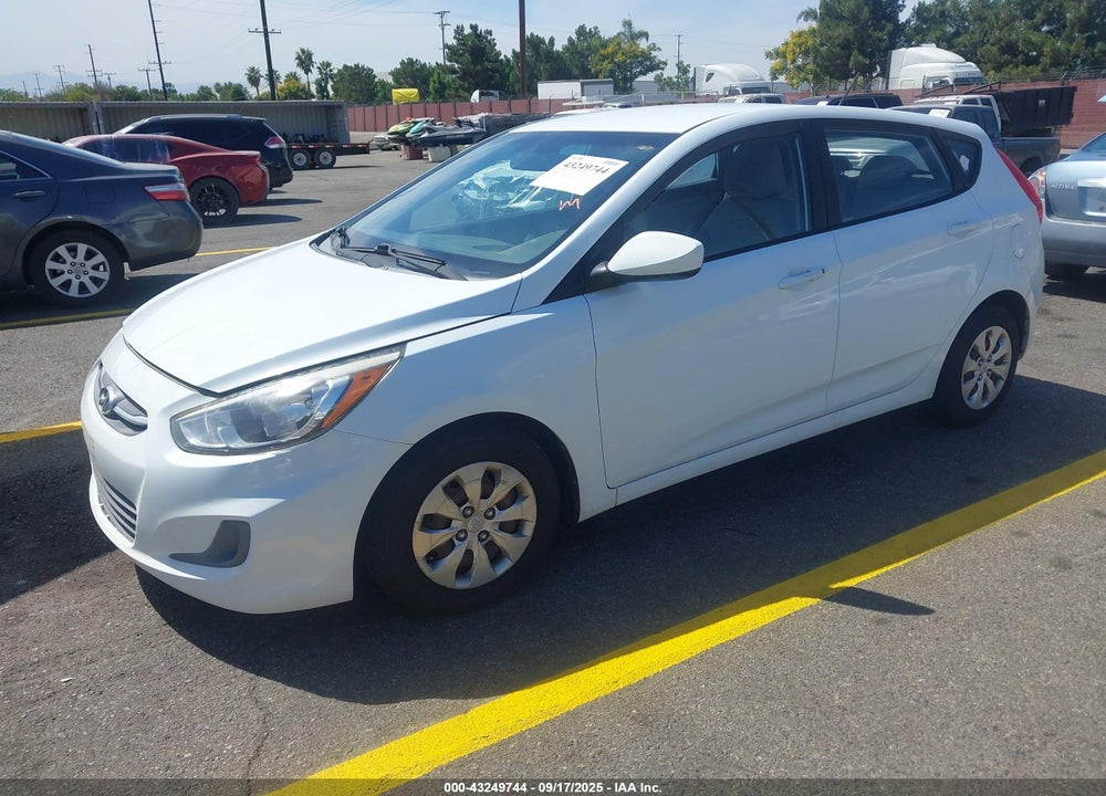 2016 HYUNDAI ACCENT VIN: KMHCT5AEXGU242482