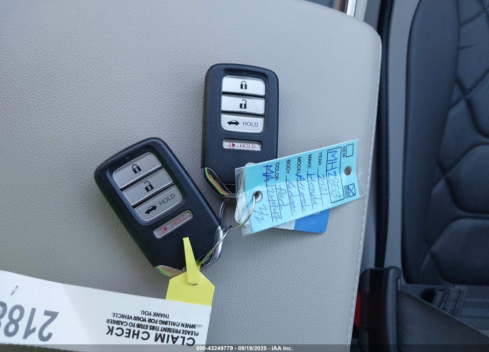 2021 HONDA ACCORD LX VIN: 1HGCV1F13MA124947