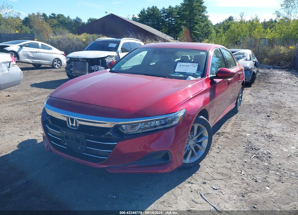 2021 HONDA ACCORD LX VIN: 1HGCV1F13MA124947