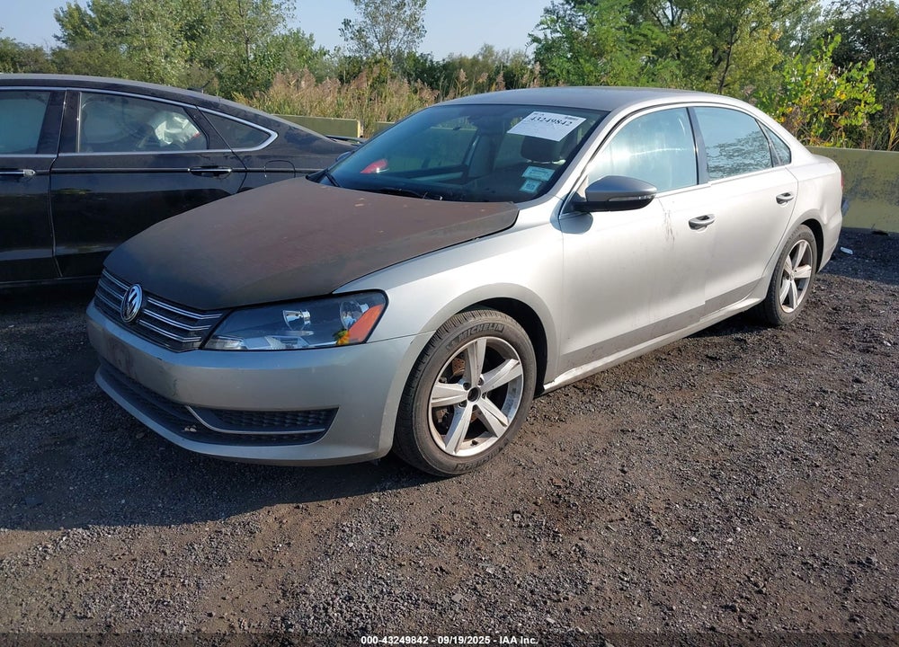 2012 VOLKSWAGEN PASSAT VIN: 1VWBP7A32CC053028