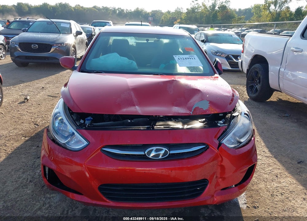 2017 HYUNDAI ACCENT VIN: KMHCT4AEXHU355800