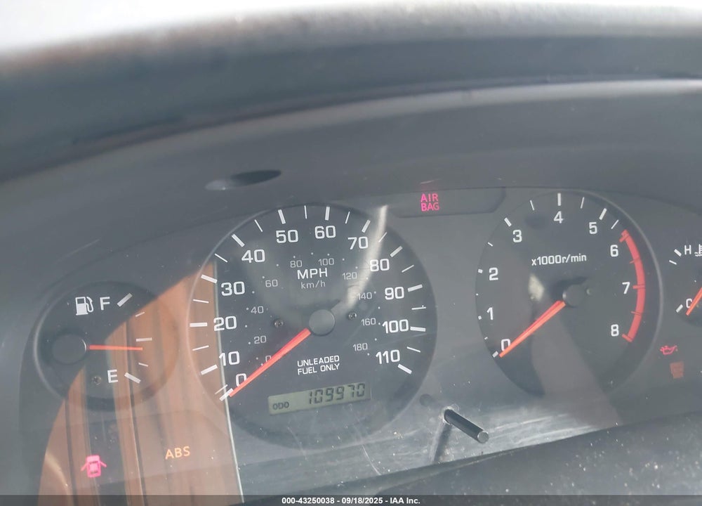 2000 NISSAN XTERRA SE/XE VIN: 5N1ED28T0YC580814