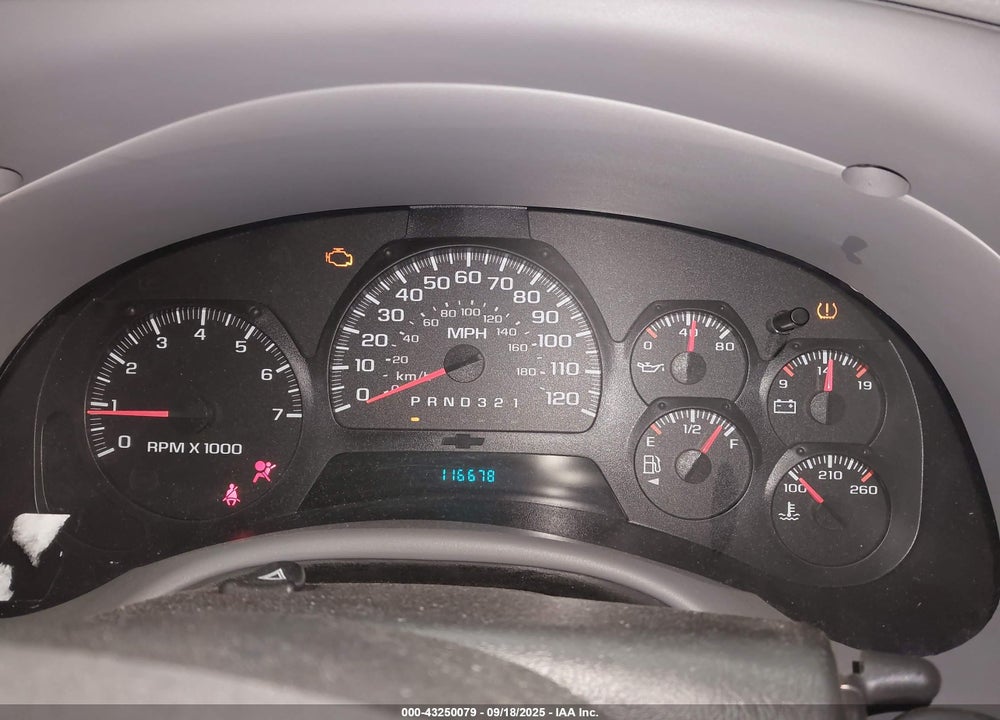 2008 CHEVROLET TRAILBLAZER VIN: 1GNDT13S182129397