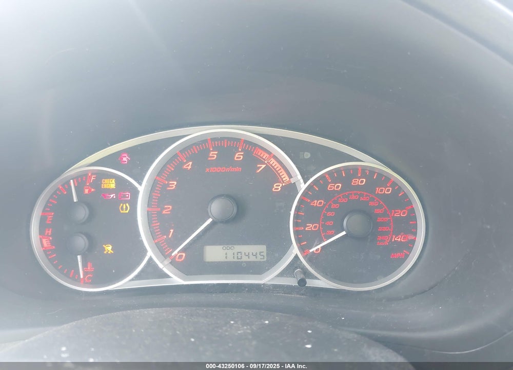 2011 SUBARU IMPREZA WRX PREMIUM VIN: JF1GV7F66BG512396