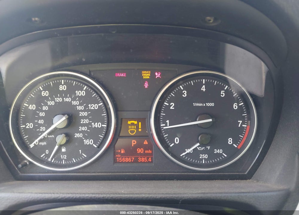 2007 BMW 328I VIN: WBAWV13517P117710