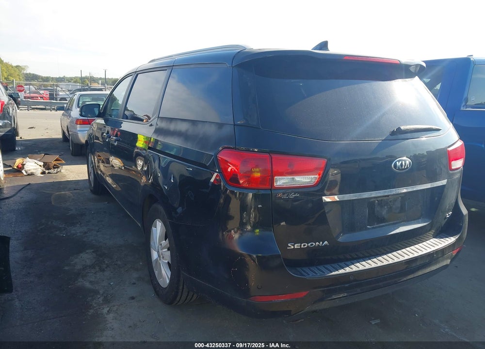 2016 KIA SEDONA VIN: KNDMB5C1XG6088771