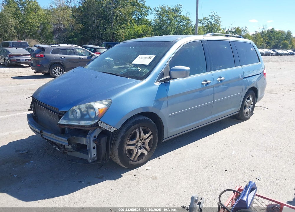 2005 HONDA ODYSSEY EX-L VIN: 5FNRL38605B059244