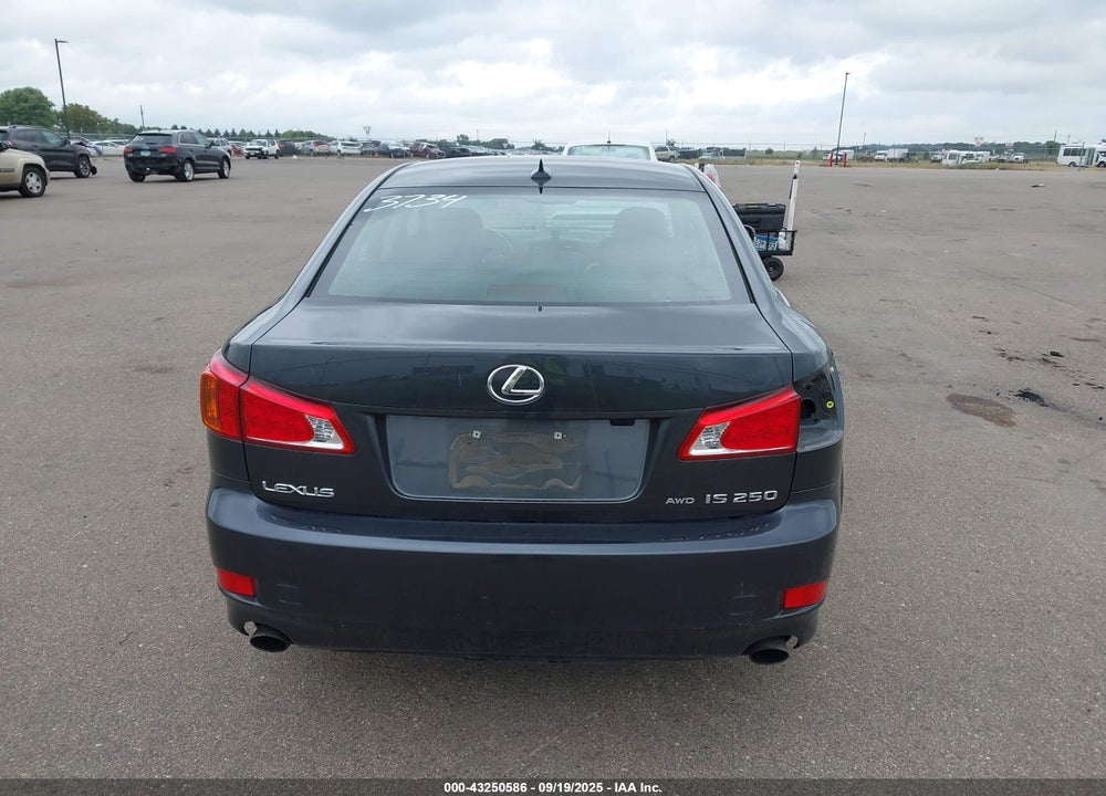 2009 LEXUS IS 250 VIN: JTHCK262595033649