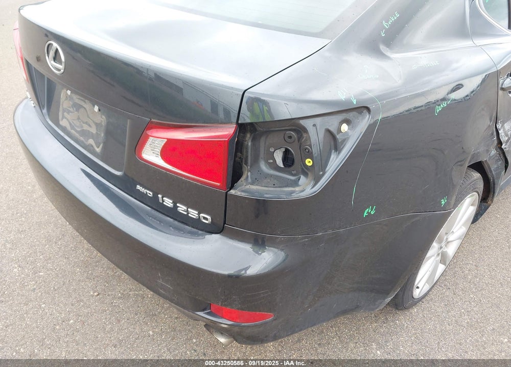 2009 LEXUS IS 250 VIN: JTHCK262595033649