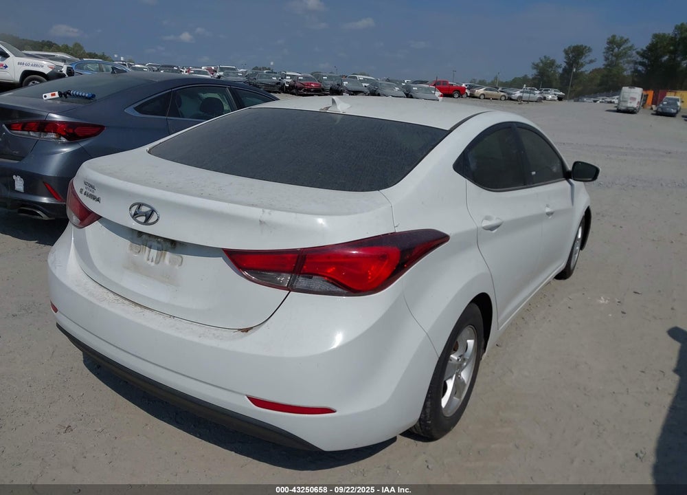 2015 HYUNDAI ELANTRA VIN: 5NPDH4AE4FH629932