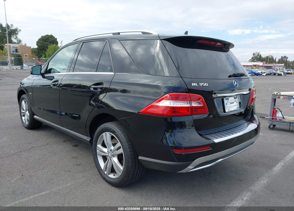 2012 MERCEDES-BENZ ML-CLASS VIN: 4JGDA5HB7CA003697