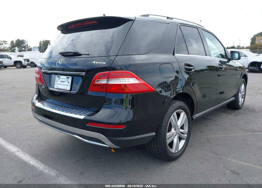 2012 MERCEDES-BENZ ML-CLASS VIN: 4JGDA5HB7CA003697