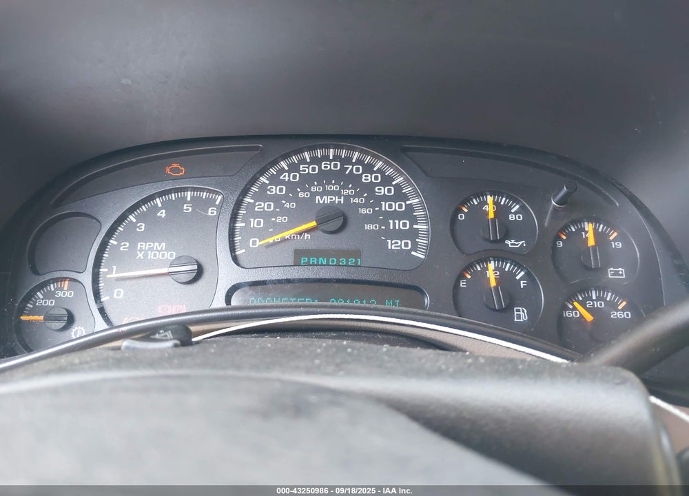 2003 CHEVROLET SILVERADO 1500HD VIN: 1GCGK13U13F120419