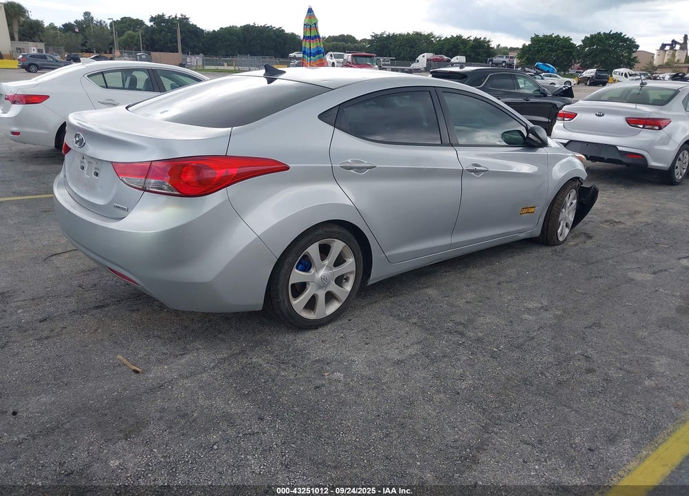 2012 HYUNDAI ELANTRA LIMITED VIN: 5NPDH4AE0CH100361