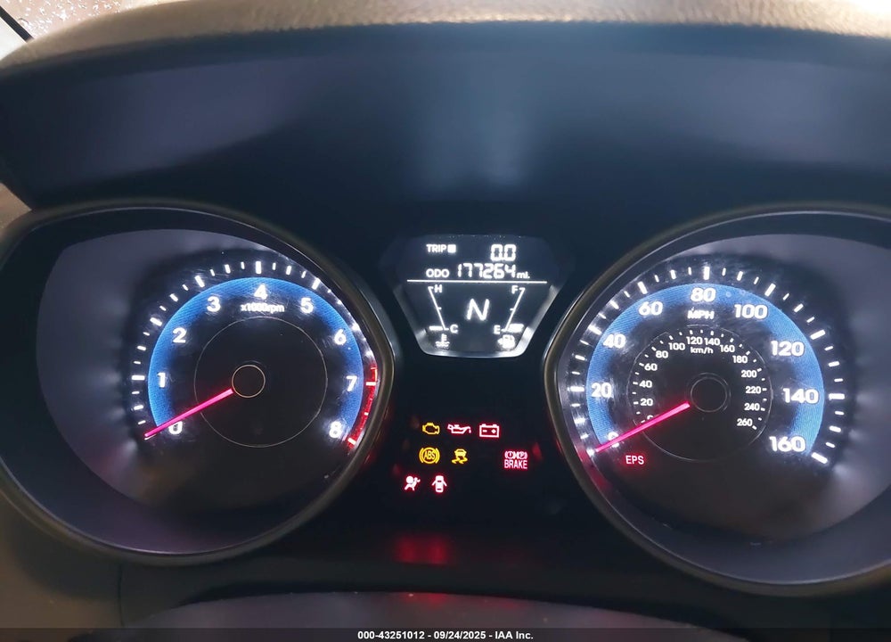 2012 HYUNDAI ELANTRA LIMITED VIN: 5NPDH4AE0CH100361