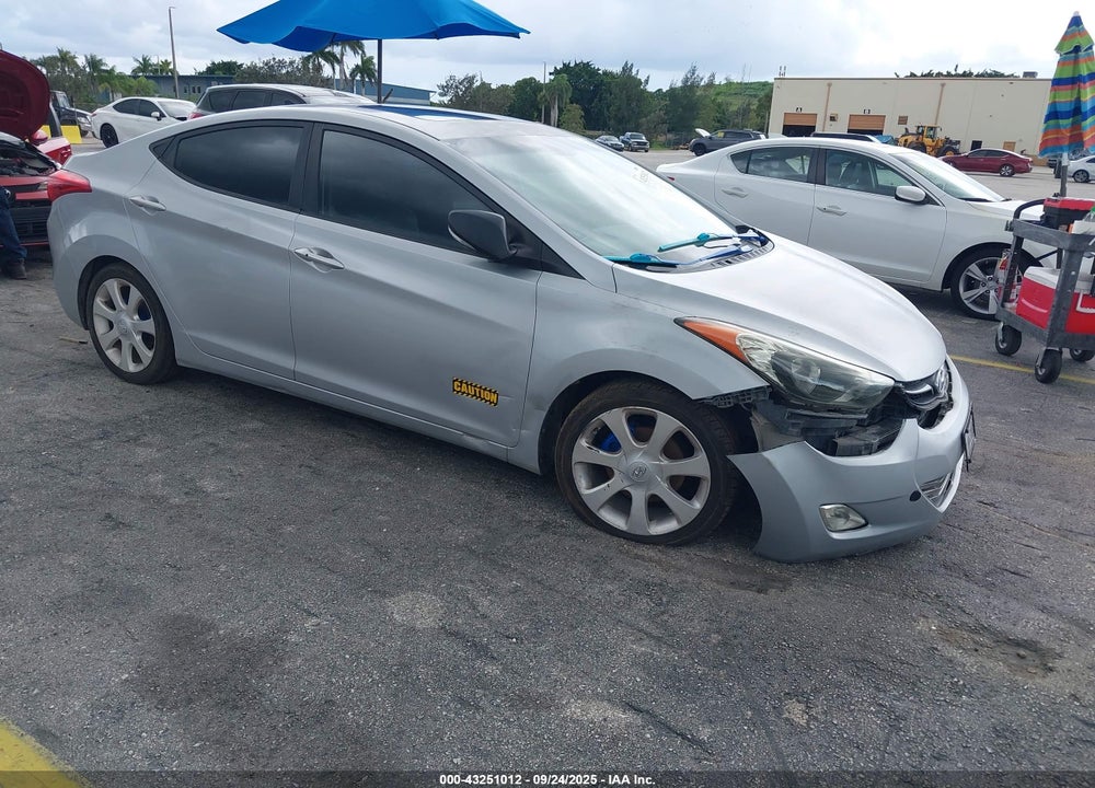 2012 HYUNDAI ELANTRA LIMITED VIN: 5NPDH4AE0CH100361