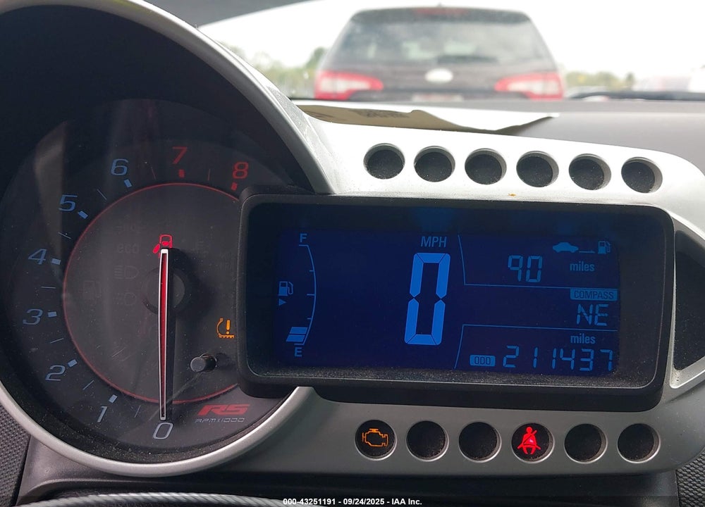 2013 CHEVROLET SONIC VIN: 1G1JH6SB8D4233873