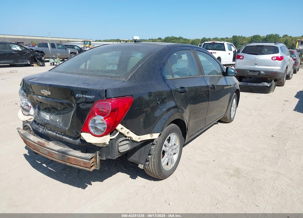 2012 CHEVROLET SONIC VIN: 1G1JA5SH3C4151342