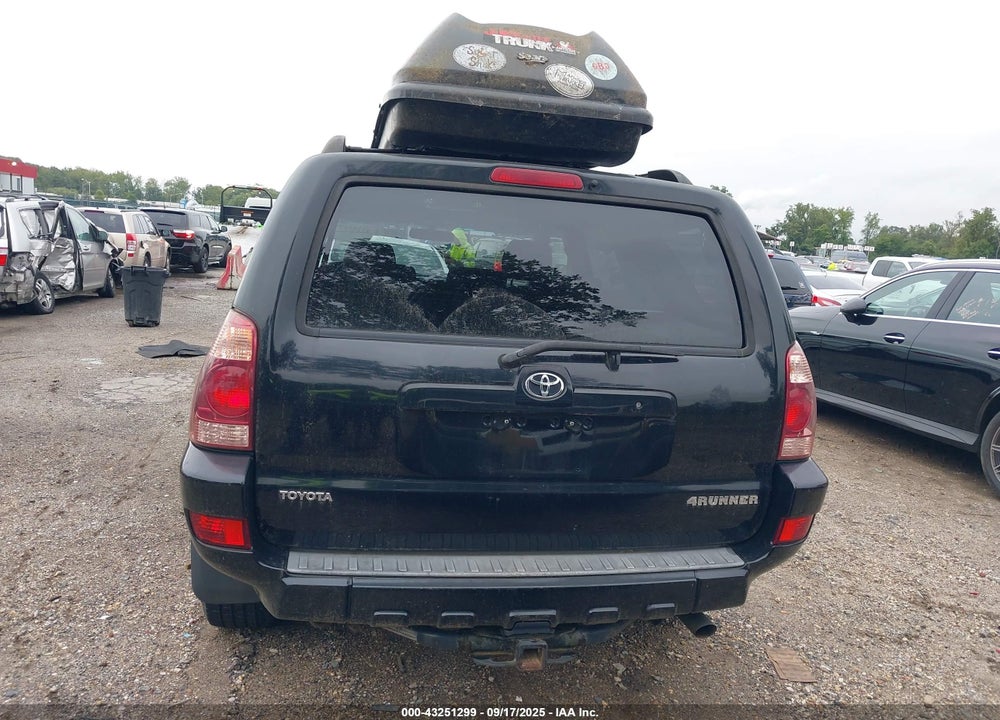 2005 TOYOTA 4RUNNER SR5 V8 VIN: JTEBT14RX58021912